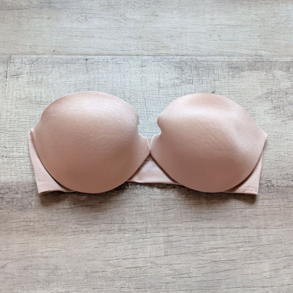 Victoria Secret Tan Nude Multi Way Strapless Padded Bra 34C